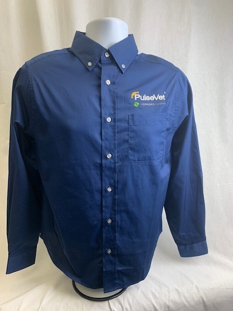 Men's Navy Button Down Shirt